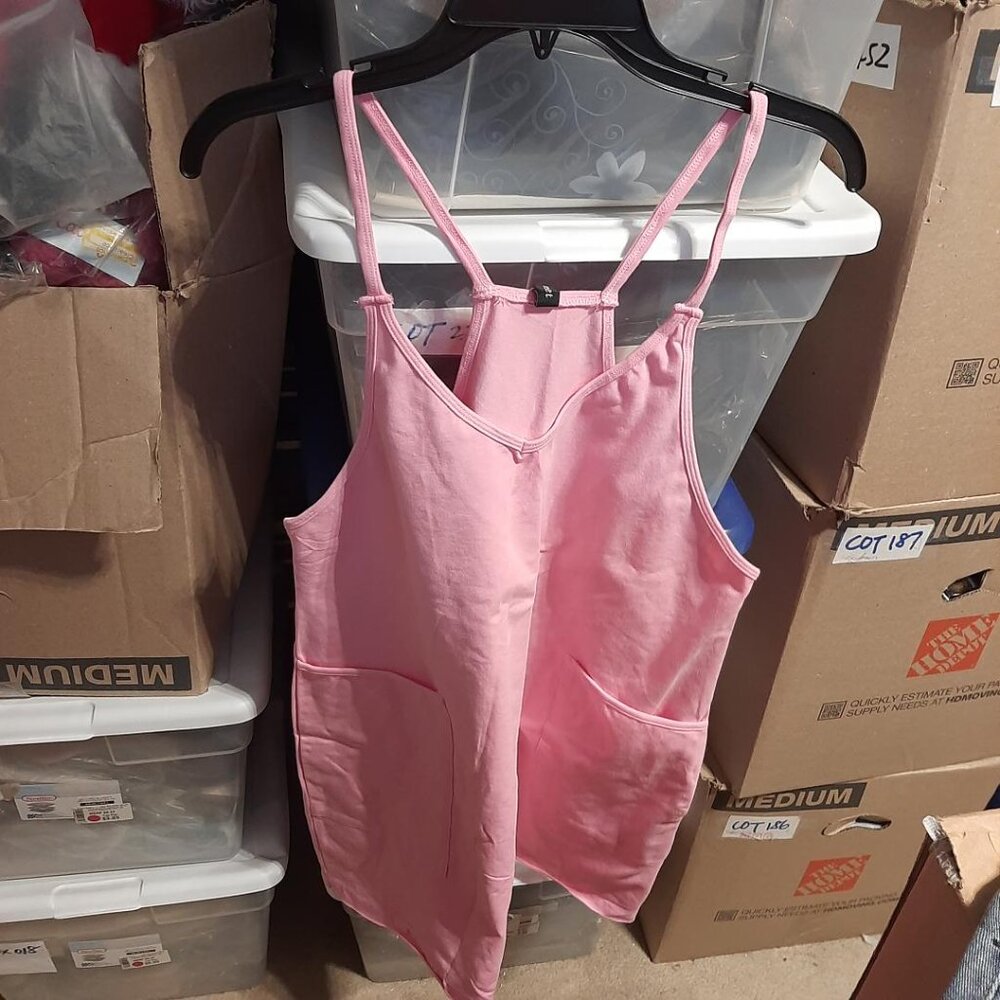 NEW TAG ! Automet Women Sleeveless Playsuit Romper Pink Size L